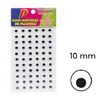 Ojos Movibles 10MM con 66