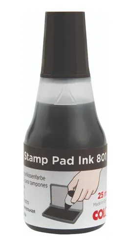 Tinta En Gotero Para Sello Colop Negra