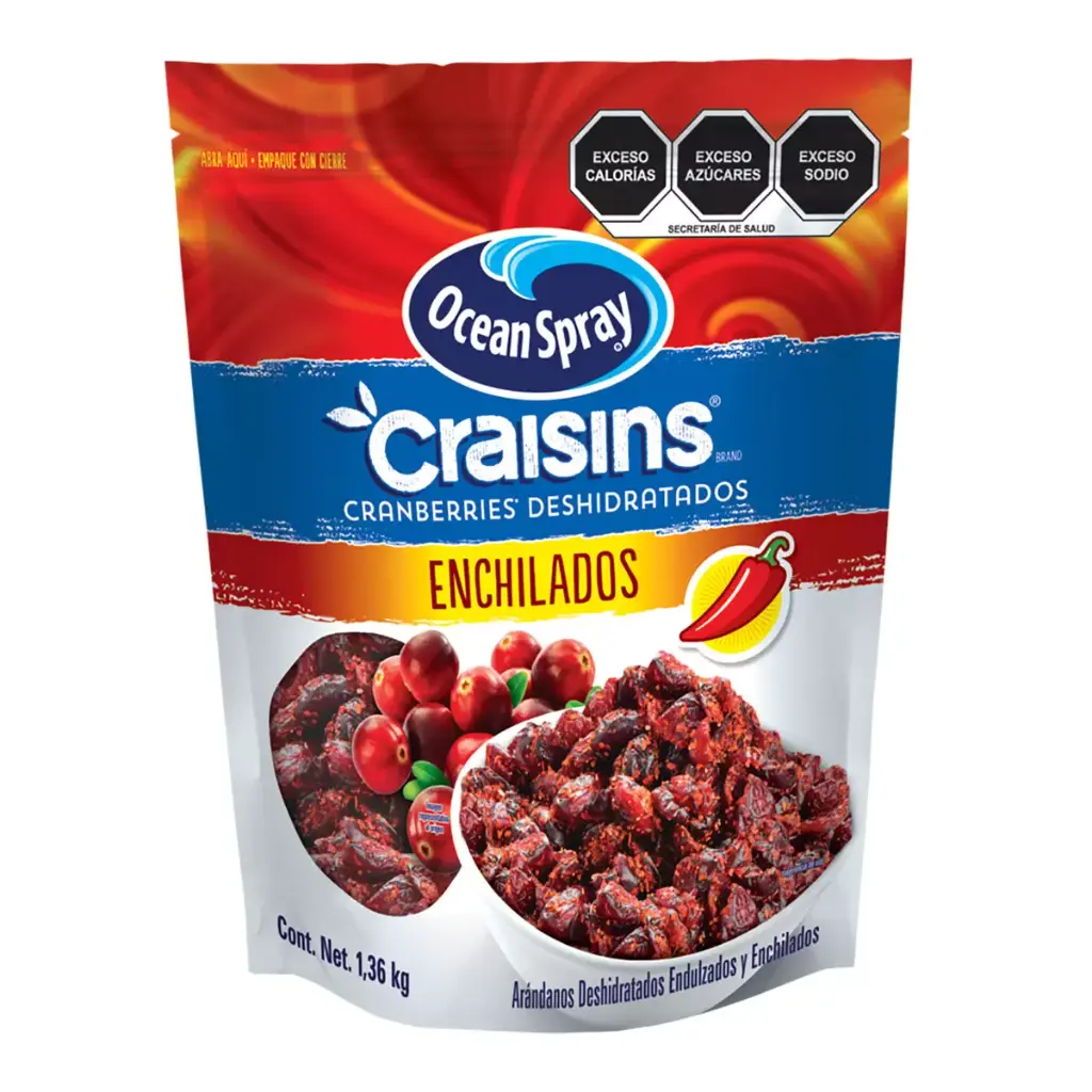 Arandanos Deshidratados Enchilados 1.36 KG Ocean Spray