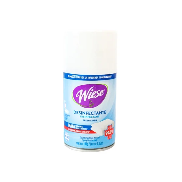 Desinfectante Time Wiese en Aerosol Fresh Linen 180 g