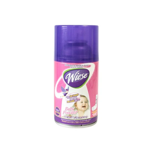 Aromatizante Time Wiese en Aerosol Olor Talco de Bebe 180g