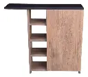 Mueble Organizador para Baño 7 Estantes 65 x 70 x 20 cm Hogare
