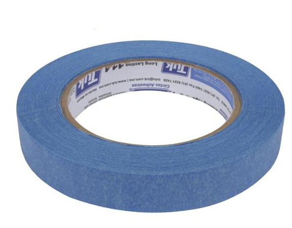 Cinta Masking Larga Duración de 3/4" 18 mm x 50 m Azul Tuk
