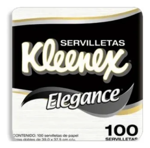 Servilleta Blanca Kleenex Elegance con 100