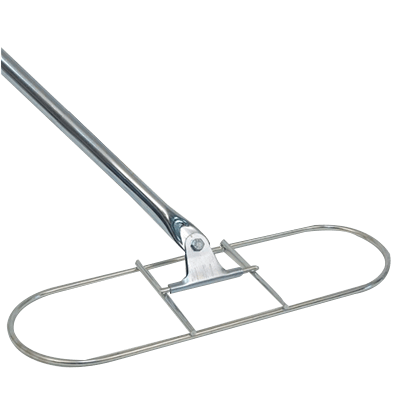 Mango de Metal para Mota Tratado Incluye Aro de 15" (40 cm)