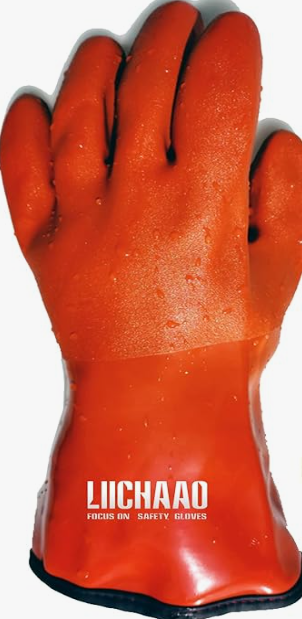 Guante Baja Temperatura 12" Insulado Grande Naranja