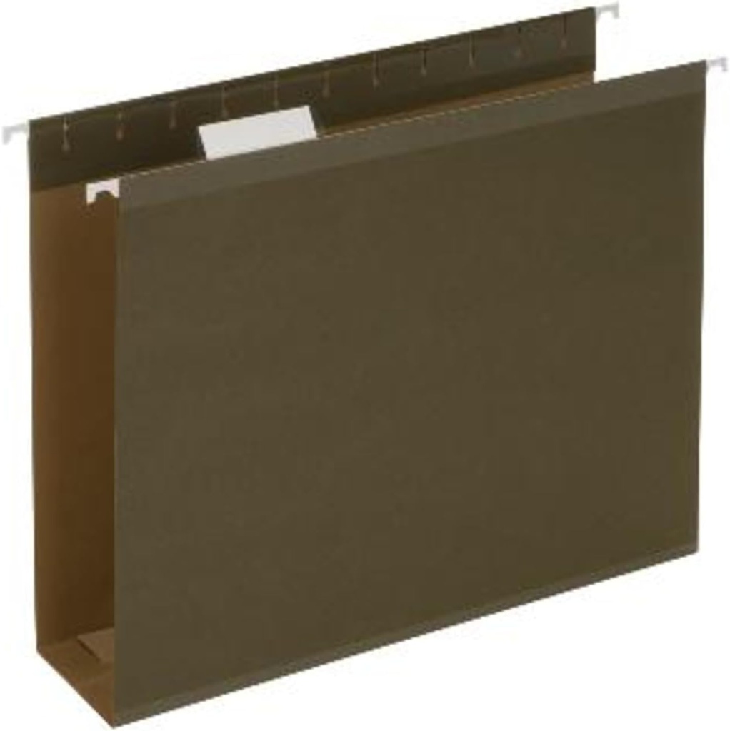 Folder Colgante Tamaño Carta Verde 3'' con 25 Pendaflex