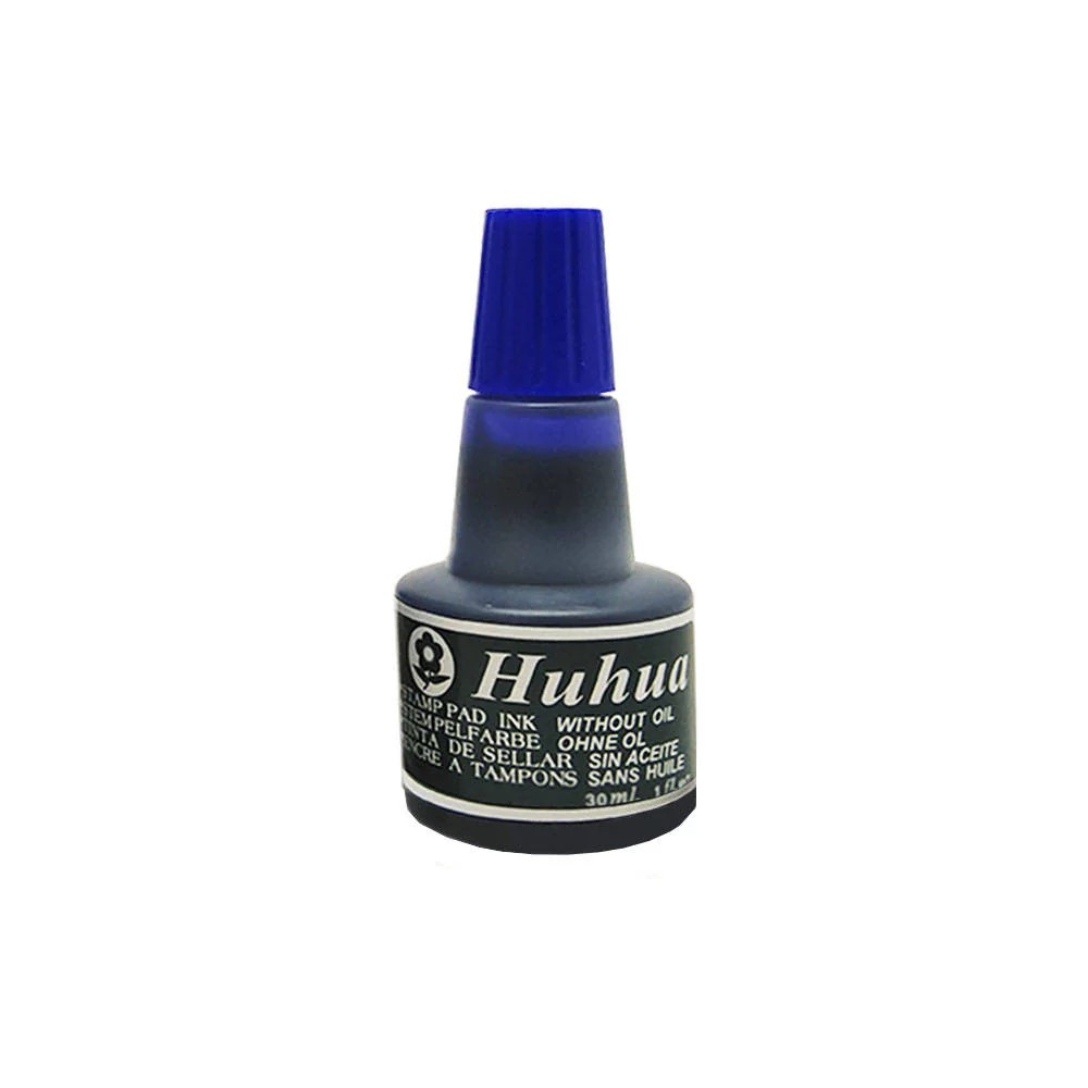 Tinta En Gotero Para Sello 24 mL Azul HUHUA