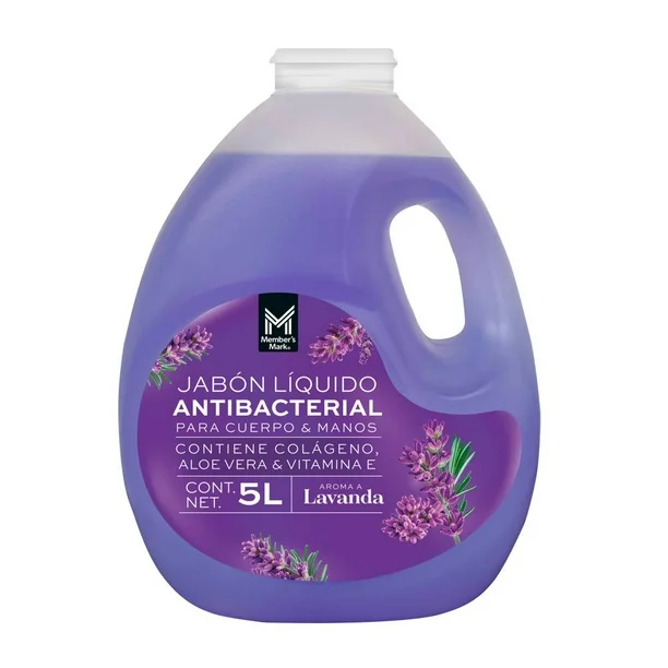 Jabon para Manos Antibacterial 5 L Lavanda Members Mark