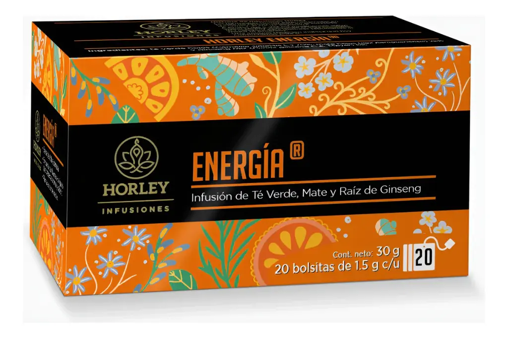 Té Energia 30 Gr. con 20 Sobres Horley