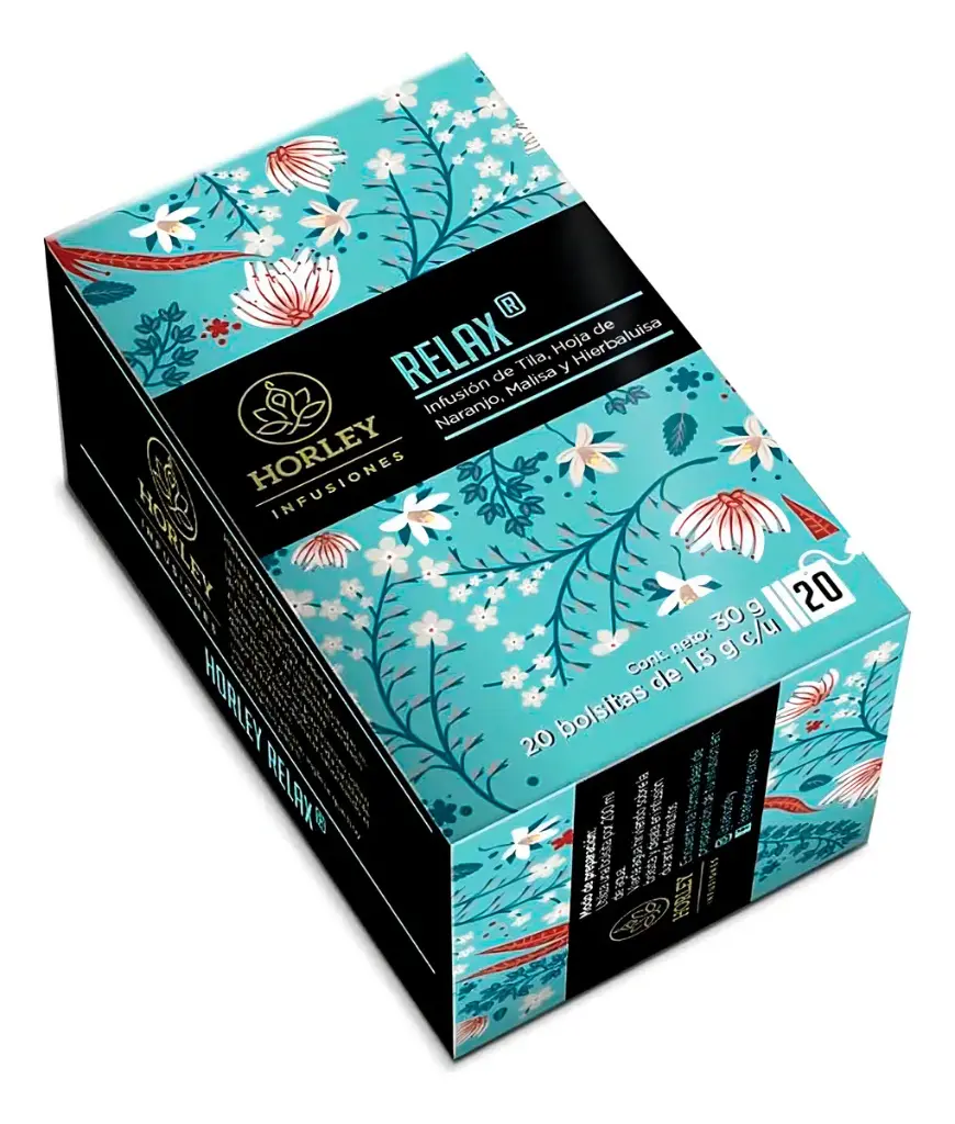 Té Relax Tila Naranja 30 Gr. Con 20 Sobres Horley 