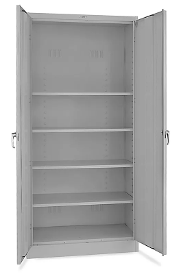 Gabinete de Uso Pesado para Almacenamiento - 36 x 24 x 78", Gris , sin ensamblar
