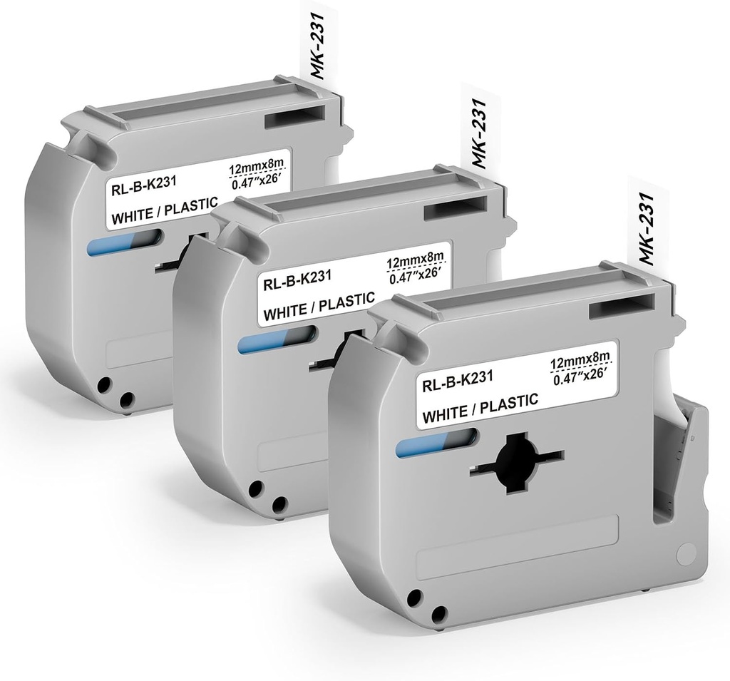 Paquete de 3 cinta de etiqueta M-K231 