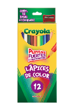Lapices de Colores Crayola Largos C/12
