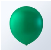 Globo #9 Verde Esmeralda Bolsa C/50 