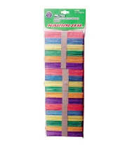 Palitos De Madera Colores Planos Bolsa C/150