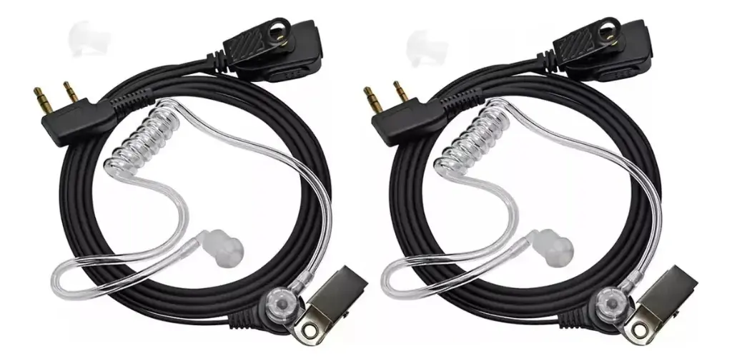 Audifonos Manos Libres 8047 Para Radio Talkie Kenwood Baofeng 2pc