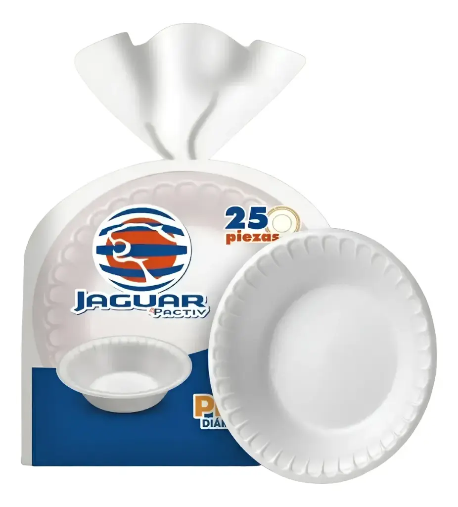 Plato Pozolero PH8 Foam con 25 Jaguar