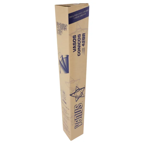 Cono 4-1/4"oz Caja con 200 Pzas Marca Venus 42BR