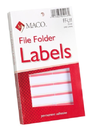 Etiqueta Para Folder Rojo 9/16 X 3 7/16 C/248 Maco