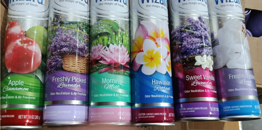Aromatizante Wizard en Aerosol 10oz Olores Surtidos