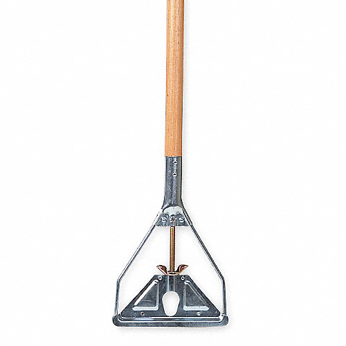 [40126] Mango de Madera para Trapeador con Rosca de Metal Industrial