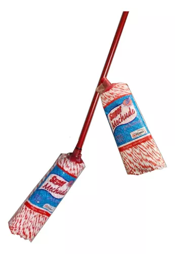 [41078] Trapeador Completo de Microfibra con Repuesto Rojo Ditemo