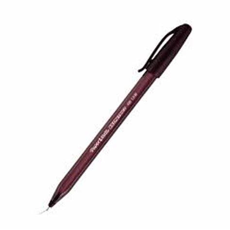 [10090] Pluma Papermate Kilometrico Punta Fina 0.7 mm Cafe Moka