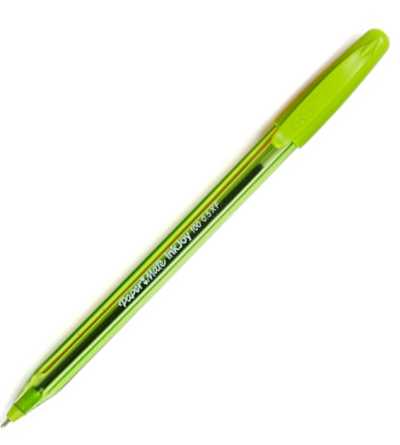[11767] Pluma Papermate Kilometrico Punta Fina 0.7 mm Verde Limon