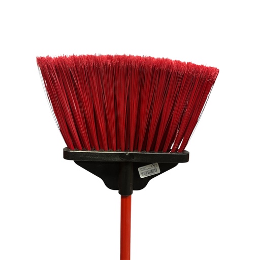 [48470] Escoba de Plastico Abanico Color Roja
