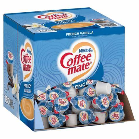 [50563] Cremora Liquida Coffee Mate Vainilla Capsula 11Ml C/180