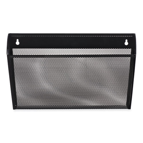 [13212] Papelera De Pared Individual T/C Malla Negro Universal