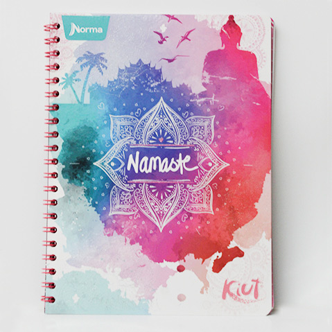 [13480] Cuaderno Espiral Profesional Do C7 Kiut  Femenil con 100 Hojas