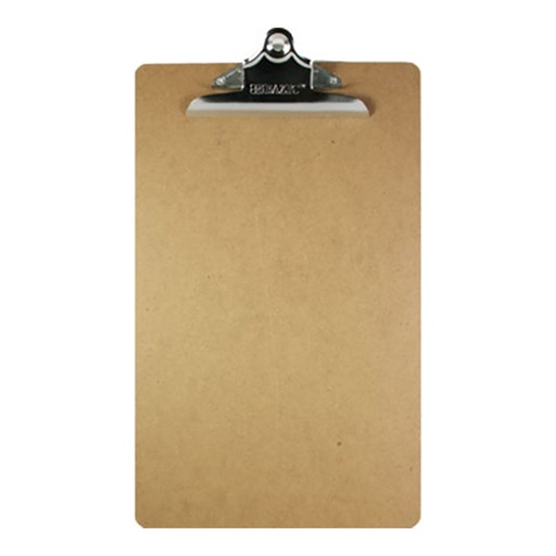 [10349] Tabla C/Clip De Madera T/O Bazic
