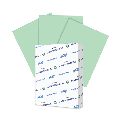 [81217] Papel Bond Tamaño Carta Verde Pastel/Pedimento Hammermill 8.5'' x 11" 20 lb con 500 Hojas 