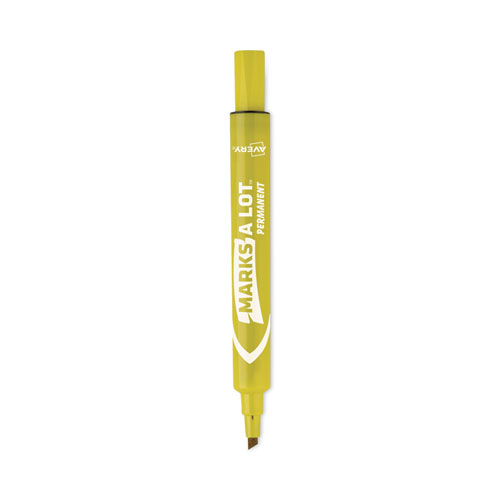 [10284] Marcador Permanente Marks-Alot Amarillo *Hasta Agotar Existe