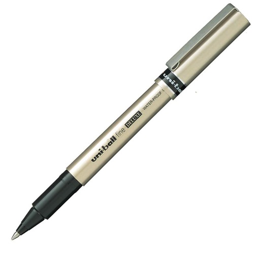 [10125] Pluma Uniball Delux UB177 Punta Fina 0.7 mm Gel Negro
