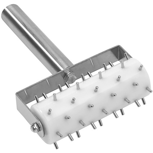 [90131] Rodillo para Pizza 5" Acero Inoxidable 