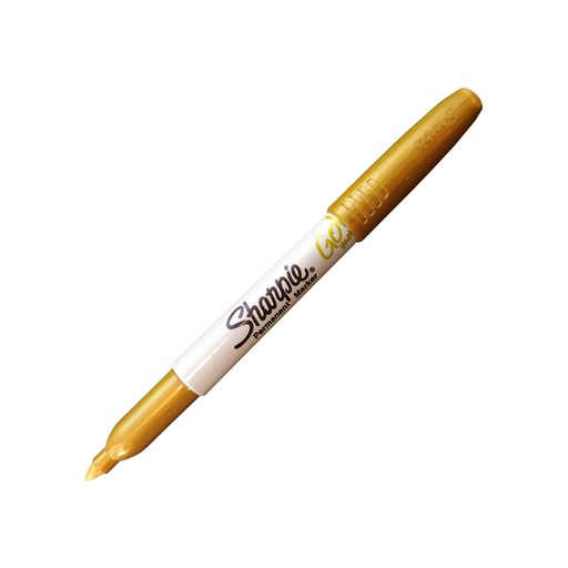 [12251] Marcador Sharpie Punto Fino Oro Metalico