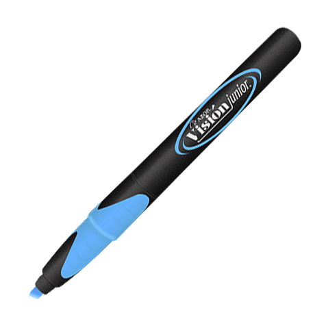 [11647] Marcador Fluorescente Azor Vision Junior Delgado Azul