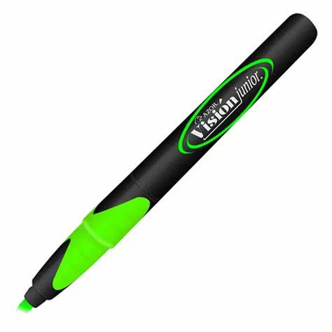 [11650] Marcador Fluorescente  Azor Vision Junior Delgado Verde