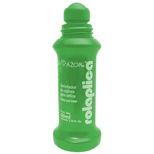 [11592] Tinta para Cojin Rolaplica Azor 60 mL Verde 