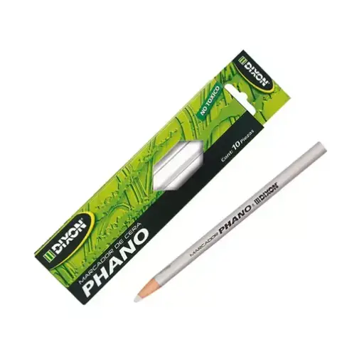 [10802] Marcador de Cera China Dixon Phano Blanco con 10