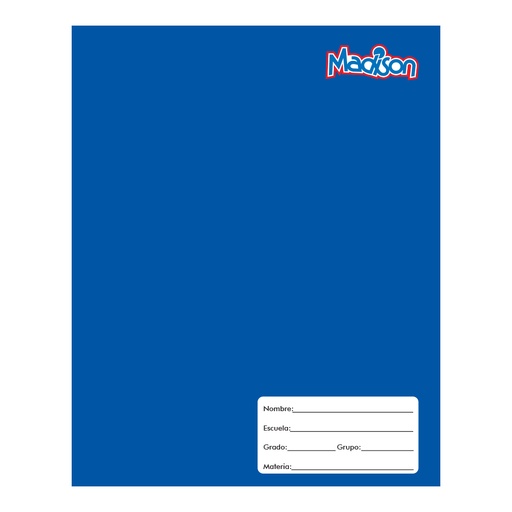 [12791] Cuaderno Cosido Profesional Doble Raya Madison Norma con 100