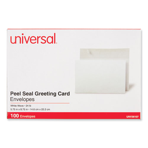[15798] Sobre Blanco #A9 (5.7'' x 8.7'') Solapa Engomada con 100 Universal