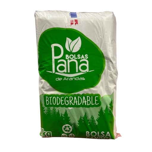 [110023] Bolsa Tipo Camiseta Grande 25 cm x 50 cm 1 kg 