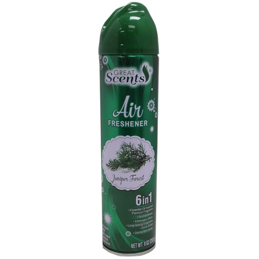 [41072] Aromatizante Great Scents en Aerosol Juniper Forest (Bosque) 283 g
