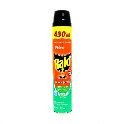 [40975] Insecticida Raid Casa y Jardin en Aerosol 430 mL