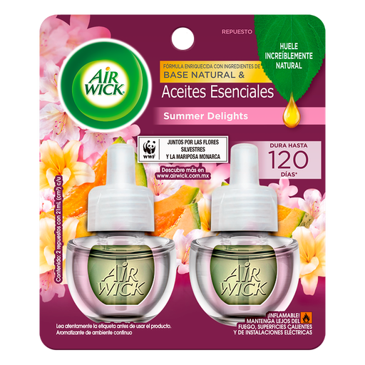 [48688] Aromatizante Air Wick de Pared 2 Repuestos Summer Delights