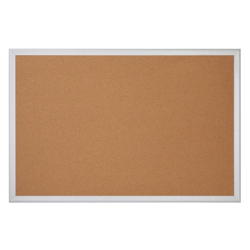 [11955] Pizarron Corcho 60cm x 40 cm (24"x18") Marco Aluminio Alfra Vanguardia